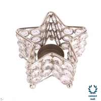 Star Shape Tealight Candle Holder for Home Decor - Metal, pack of1